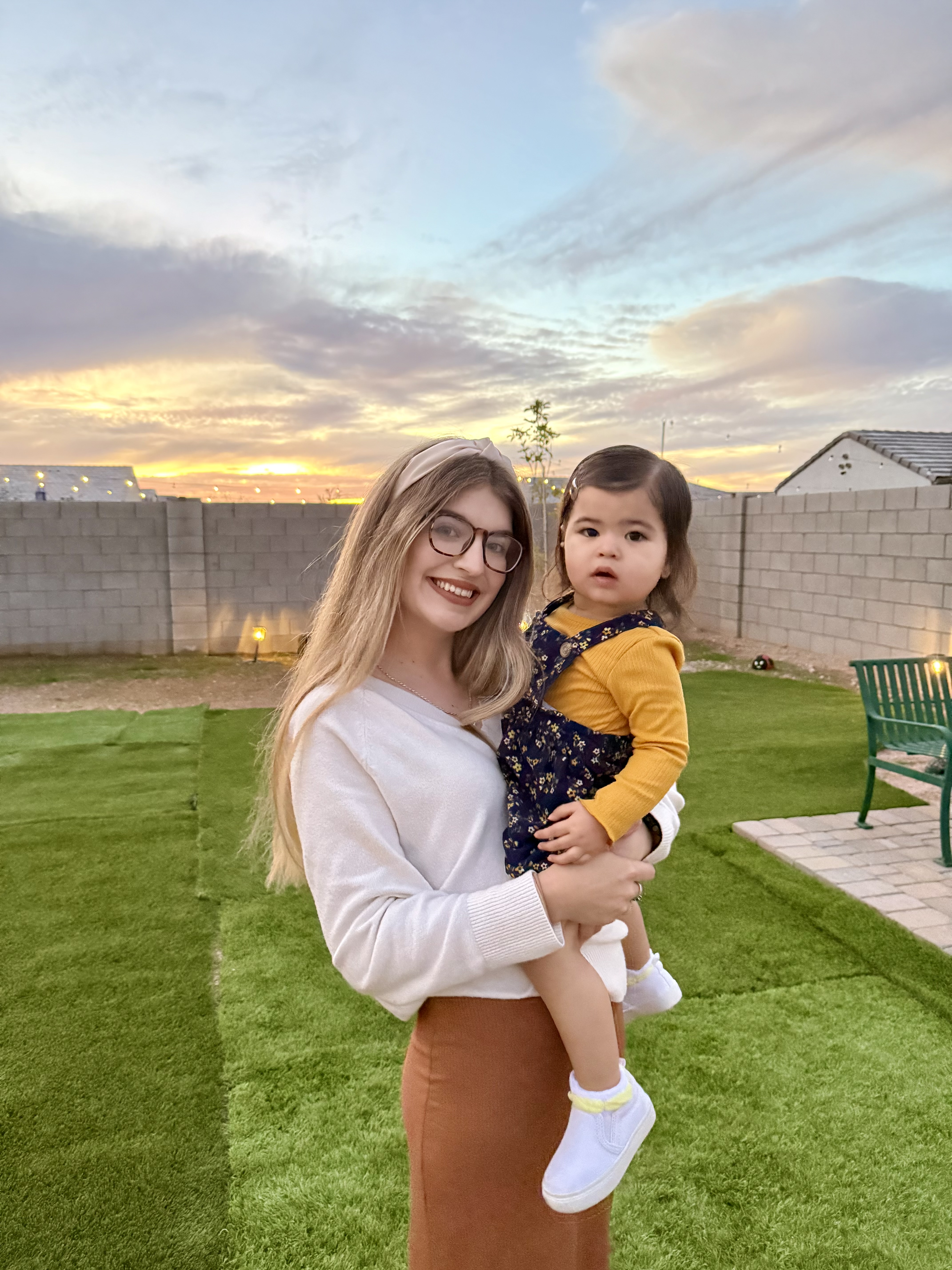 Founder Faith with Child